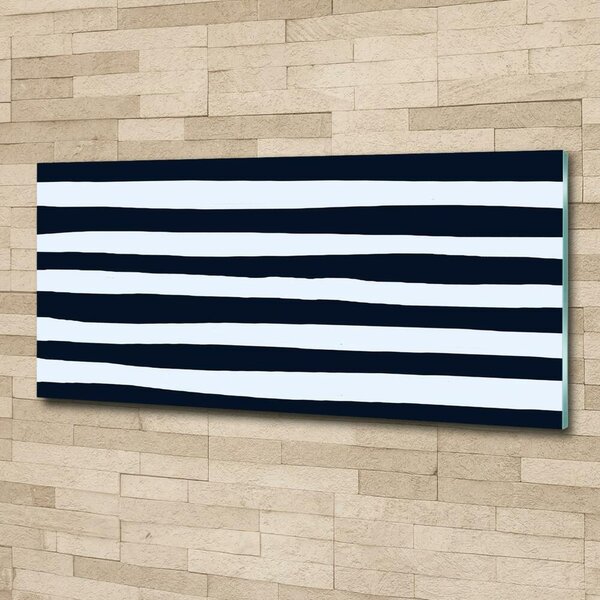 Tablou pe pe sticlă fundal Striped