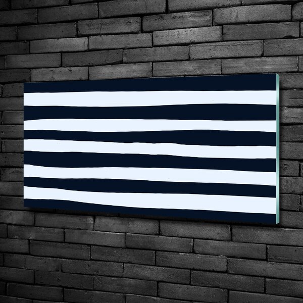 Tablou pe pe sticlă fundal Striped