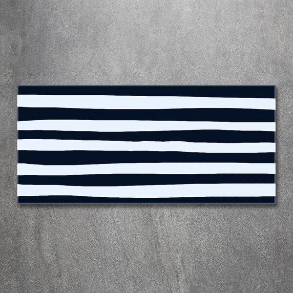 Tablou pe pe sticlă fundal Striped