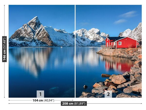 Fototapet Lofoten Norvegia