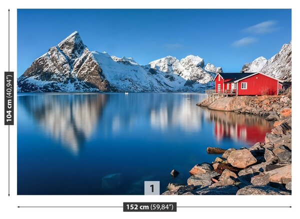 Fototapet Lofoten Norvegia