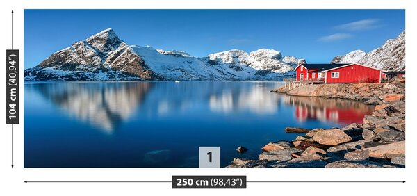 Fototapet Lofoten Norvegia