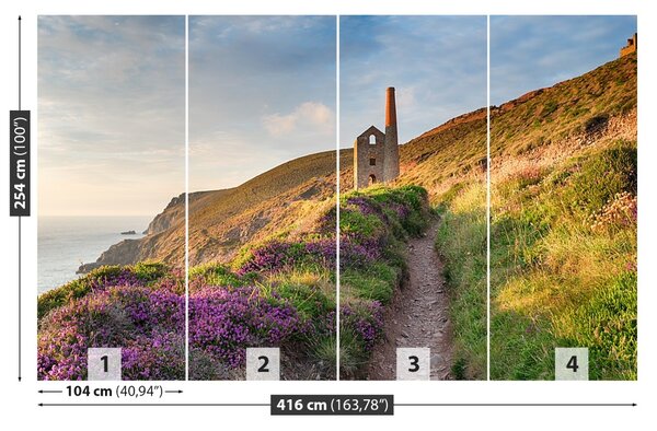 Fototapet Coasta de Cornwall