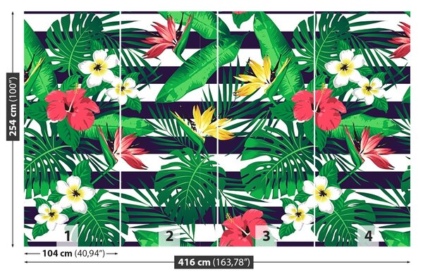 Fototapet Flori tropicale