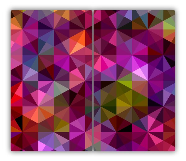 Tocator din sticla valuri abstractizare
