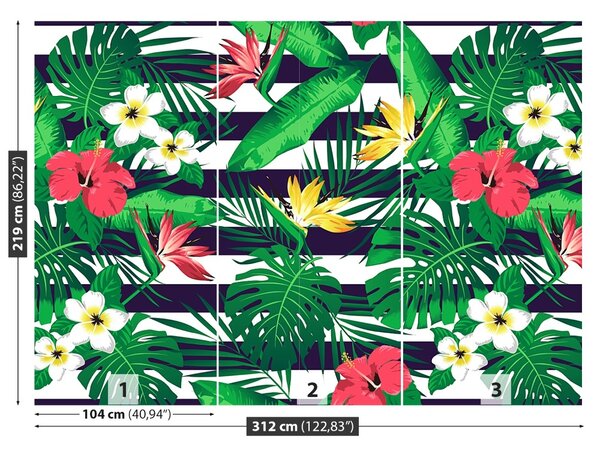 Fototapet Flori tropicale