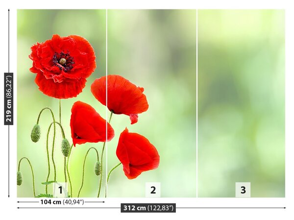 Fototapet Red Maci