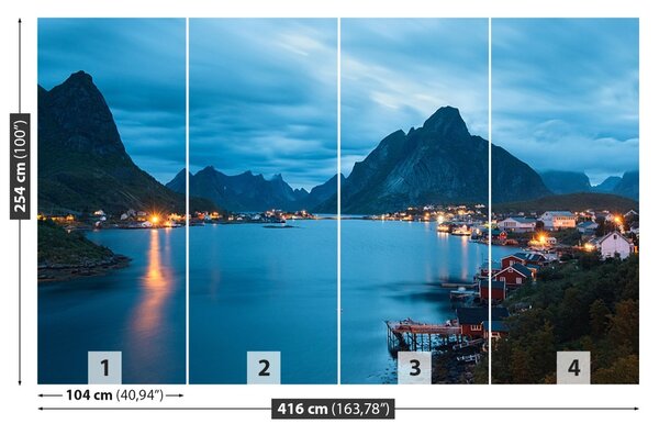 Fototapet Insulele Lofoten