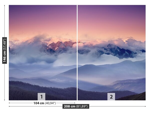 Fototapet Munții Cloud