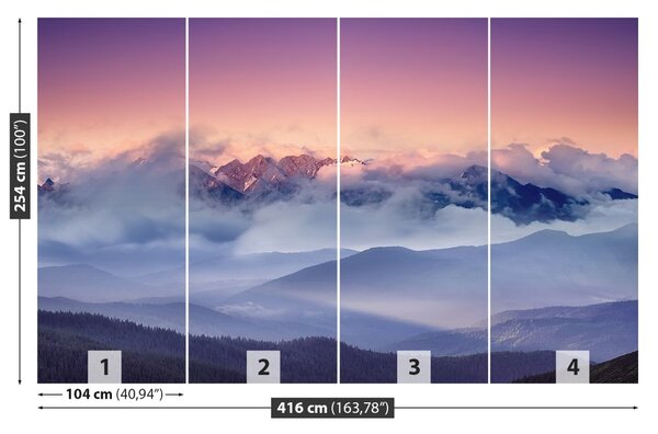 Fototapet Munții Cloud