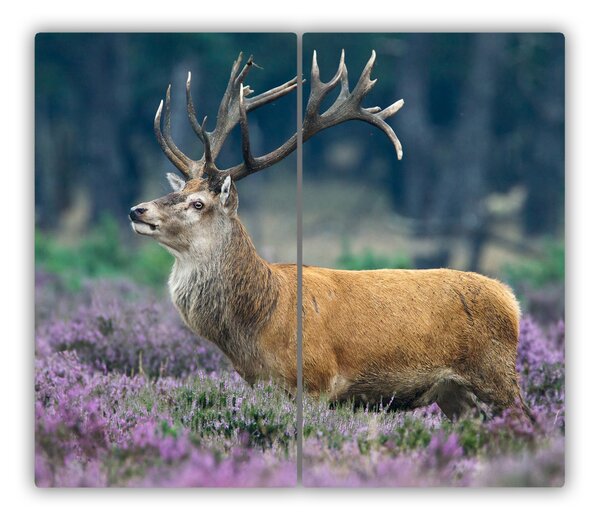 Tocator din sticla Deer în lavandă