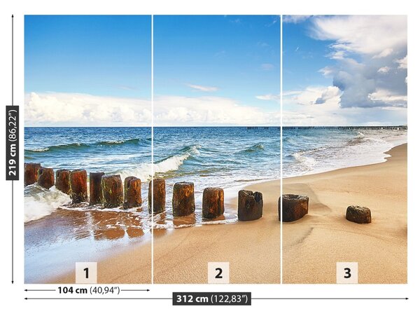 Fototapet Plajă. Mare