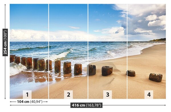 Fototapet Plajă. Mare