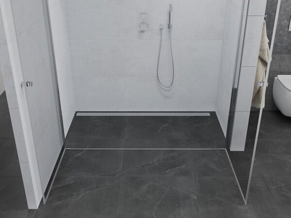 Mexen Pretoria Duo uși de duș batante 140 cm, transparent, crom - 852-140-000-02-00