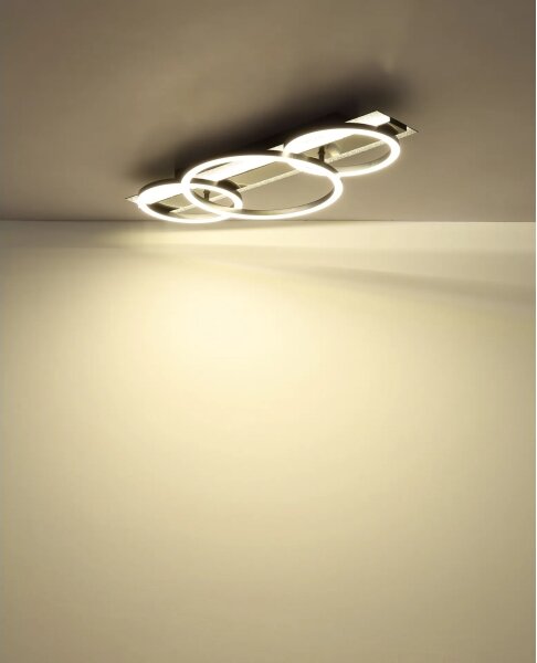 Globo 67382-40 - Plafonieră LED NORBERTO LED/40W/230V 4000K 30x62,2 cm
