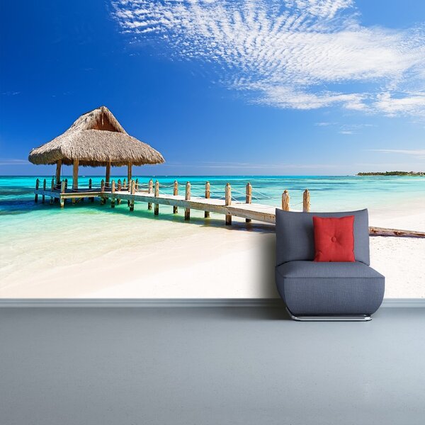 Fototapet White Beach