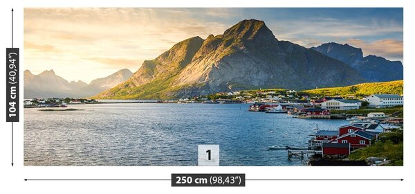 Fototapet Norvegia Fjord