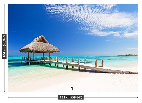 Fototapet White Beach