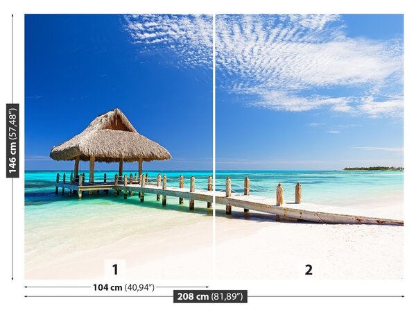 Fototapet White Beach