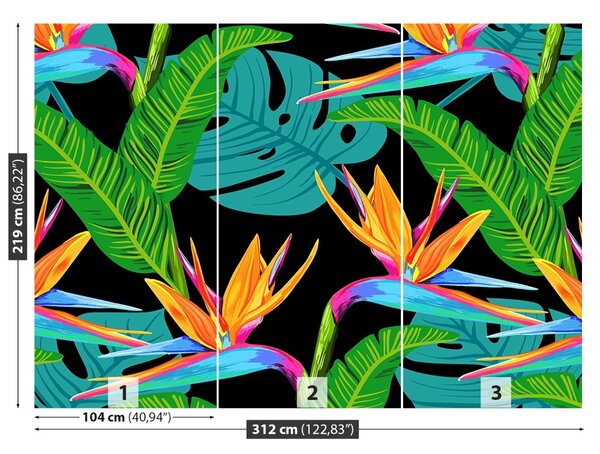 Fototapet Flori tropicale