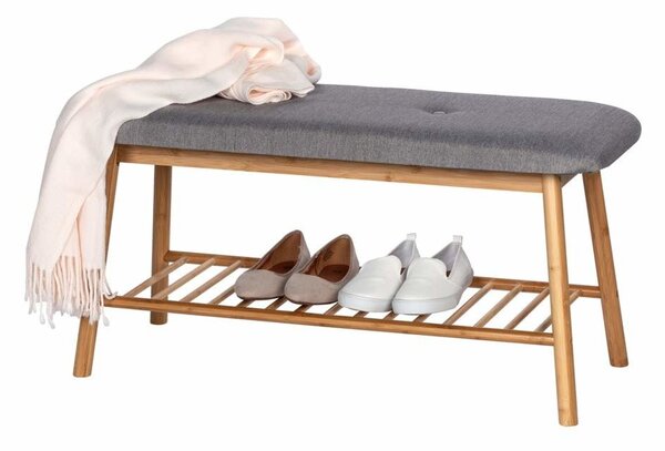 Wenko Bahari organizator pentru încălțăminte 90x34x45 cm gri 62217100