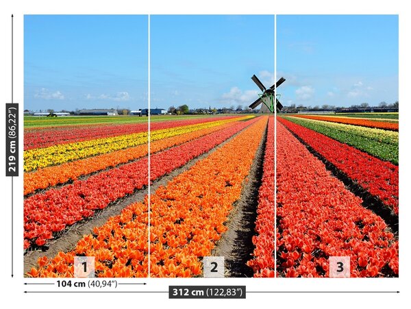Fototapet Windmill Lalele