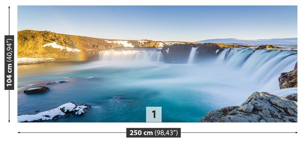 Fototapet Islanda Cascada