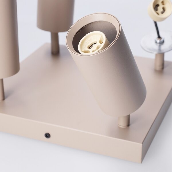 Brilagi - Spot LED RGBW dimabil SELE SQUARE 4xGU10/6,5W/230V bej