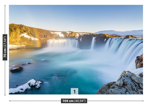 Fototapet Islanda Cascada