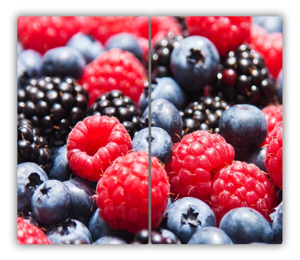 Tocator din sticla fructe de padure