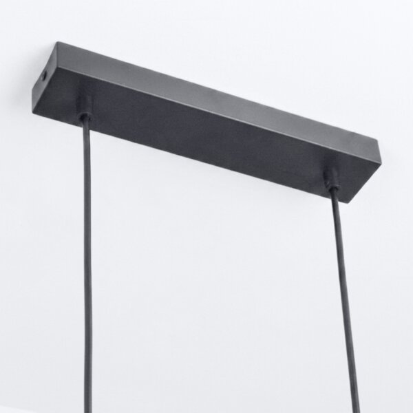 Brilagi - Lustră LED RGBW dimabilă suspendată pe cablu SELE 6xGU10/6,5W/230V neagră