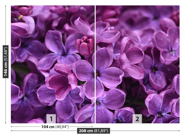 Fototapet Violet Flori