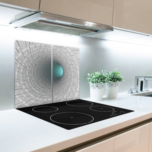 Tocator din sticla 3d tunel