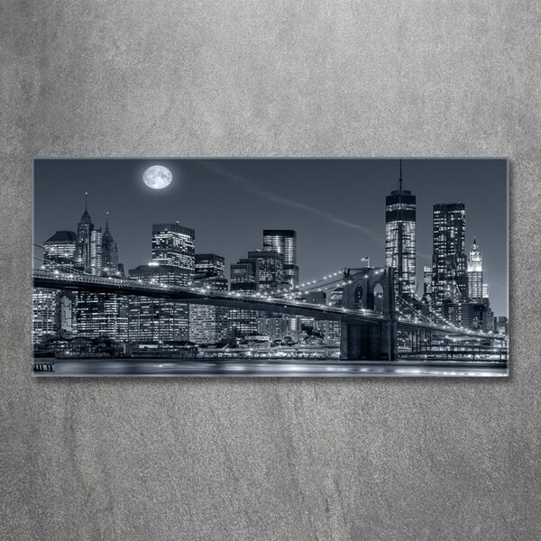 Tablou pe pe sticlă Manhattan New York City