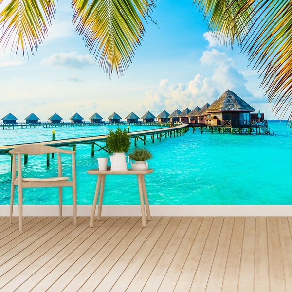 Fototapet tropical Maldive