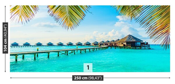 Fototapet tropical Maldive