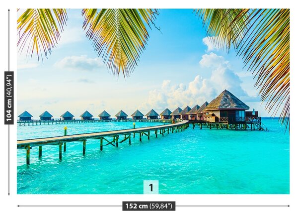 Fototapet tropical Maldive