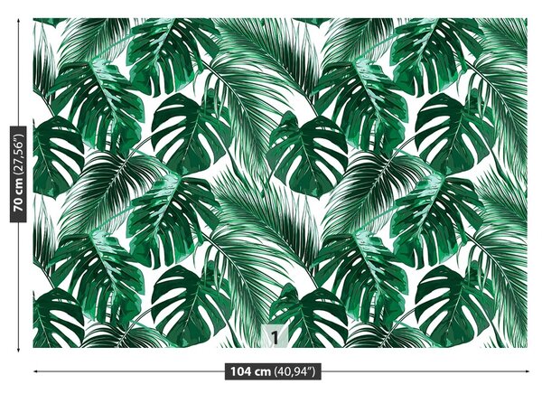 Fototapet Monstera este plin de găuri