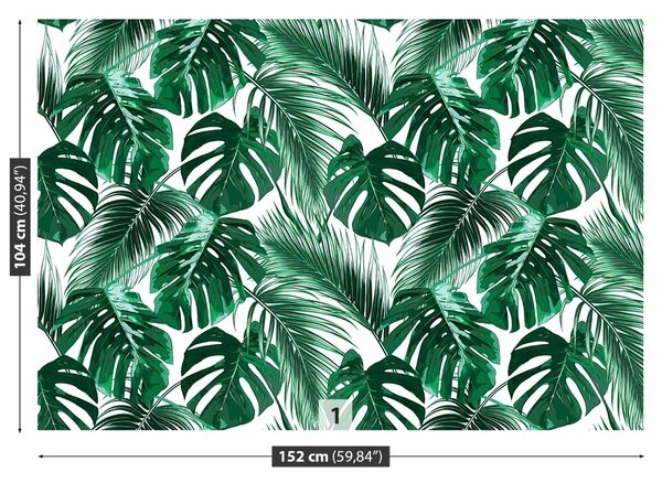 Fototapet Monstera este plin de găuri
