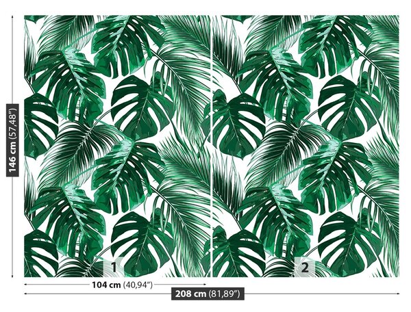 Fototapet Monstera este plin de găuri