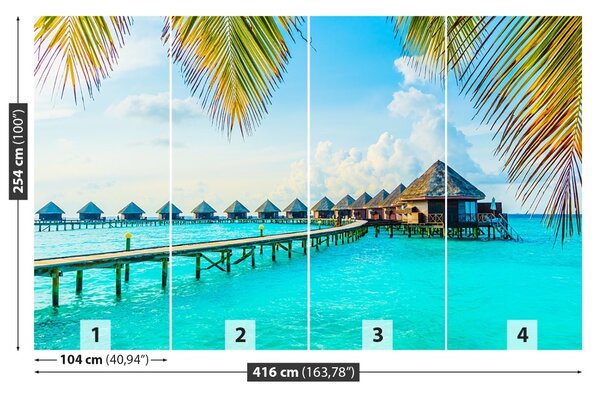 Fototapet tropical Maldive