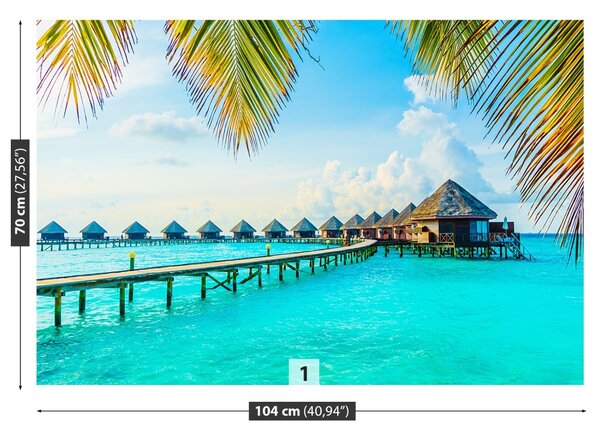 Fototapet tropical Maldive