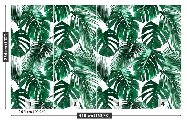 Fototapet Monstera este plin de găuri
