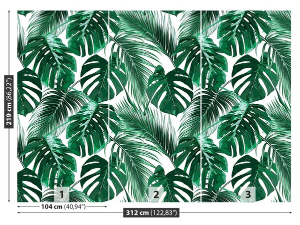 Fototapet Monstera este plin de găuri