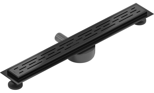 Mexen Flat 360°, canal de duș din oțel inoxidabil model M01 50 cm, negru mat, 1720050-40