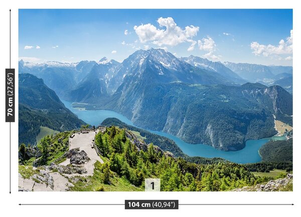Fototapet Bavaria Alpi