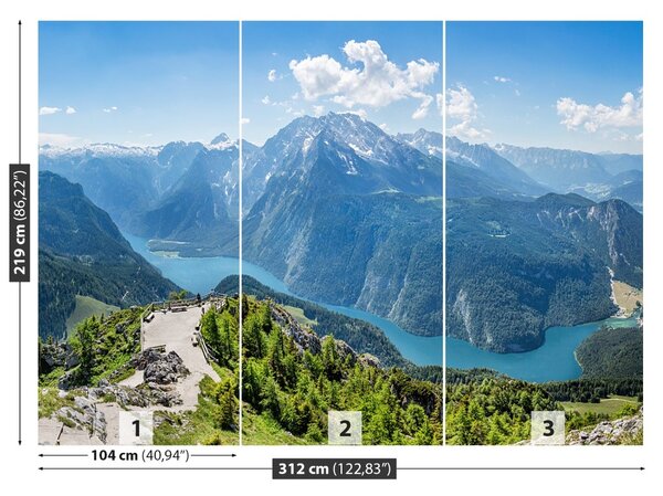 Fototapet Bavaria Alpi