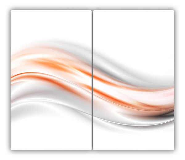 Tocator din sticla valuri abstracte
