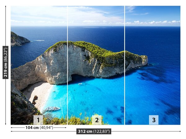 Fototapet Navagio Beach