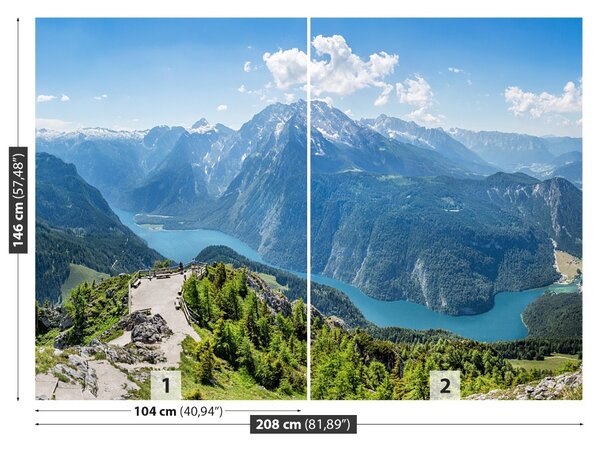Fototapet Bavaria Alpi